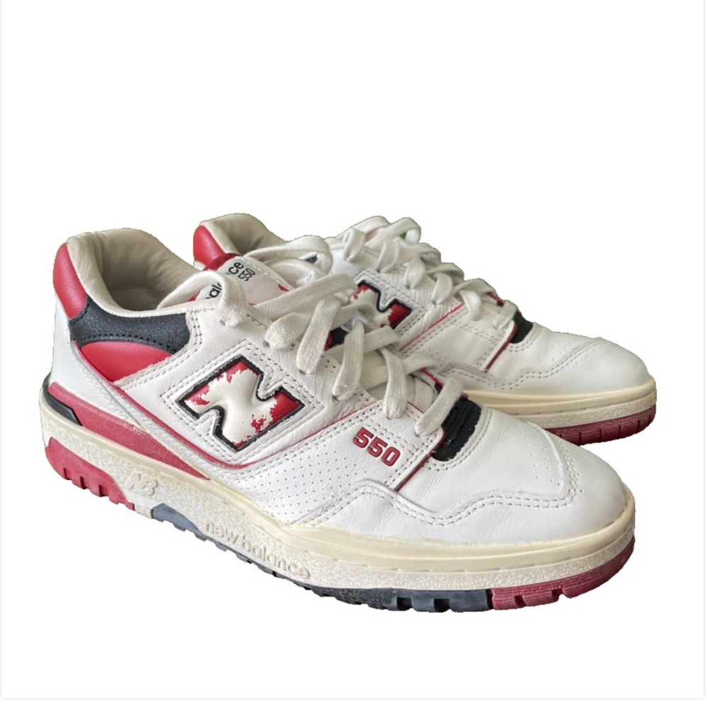 New Balance 550 "VINTAGE TEAM RED" 2024 sneakers shoes MENS Size 7.5 - bb550vga